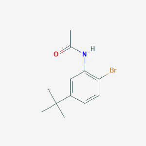 molecular formula C12H16BrNO B13984555 N-(2-Bromo-5-(tert-butyl)phenyl)acetamide 