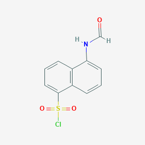 molecular formula C11H8ClNO3S B139846 5-Formylamino-naphthalene-1-sulfonyl chloride CAS No. 680618-20-6