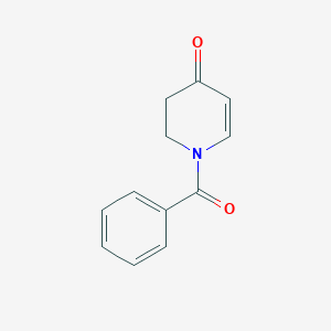 molecular formula C12H11NO2 B13984625 1-Benzoyl-2,3-dihydropyridin-4(1H)-one CAS No. 59181-35-0