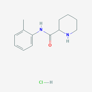 molecular formula C13H19ClN2O B1398465 N-(2-Methylphenyl)-2-piperidinecarboxamide hydrochloride CAS No. 1246172-48-4