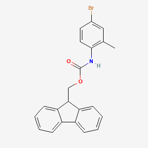 molecular formula C22H18BrNO2 B13984715 (9H-Fluoren-9-yl)methyl (4-bromo-2-methylphenyl)carbamate 