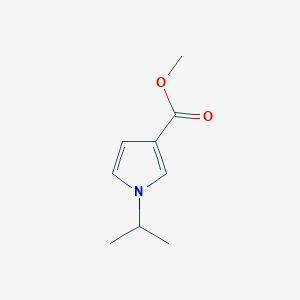 molecular formula C9H13NO2 B13984798 Methyl 1-isopropyl-1H-pyrrole-3-carboxylate 