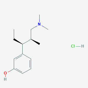 molecular formula C14H24ClNO B1398491 3-((2S,3S)-1-(Dimethylamino)-2-methylpentan-3-yl)phenol hydrochloride CAS No. 175591-10-3