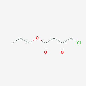 molecular formula C7H11ClO3 B13984990 Propyl 4-chloroacetoacetate CAS No. 86728-86-1