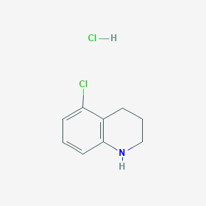 molecular formula C9H11Cl2N B1398506 5-Chloro-1,2,3,4-tetrahydroquinoline hydrochloride CAS No. 90562-33-7