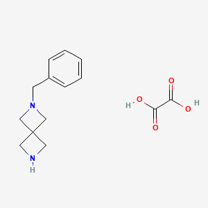 molecular formula C14H18N2O4 B1398515 2-Benzyl-2,6-diazaspiro[3.3]heptane oxalate CAS No. 1394840-24-4