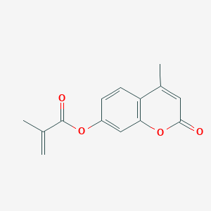 molecular formula C14H12O4 B13985224 7-Methacryloyloxy-4-methylcoumarin 