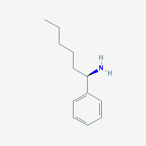 molecular formula C12H19N B13985234 (1R)-1-phenylhexan-1-amine 