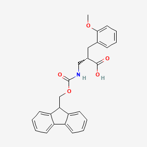 molecular formula C26H25NO5 B13985277 Fmoc-(s)-3-amino-2-(2-methoxybenzyl)propanoic acid 