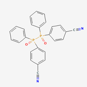 molecular formula C26H18N2O2P2 B13985345 Lirodenine CAS No. 5849-56-9