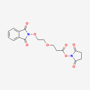 molecular formula C17H16N2O8 B13985396 NHPI-PEG1-C2-NHS ester 
