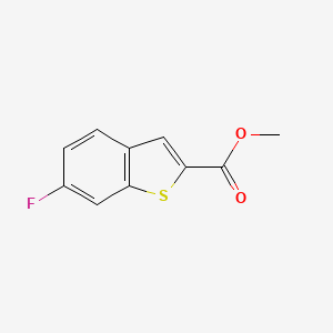 molecular formula C10H7FO2S B1398541 Methyl 6-fluorobenzo[b]thiophene-2-carboxylate CAS No. 550998-52-2