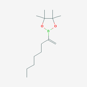 molecular formula C14H27BO2 B13985420 Oct-1-ene-2-boronic acid pinacol ester 