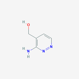 molecular formula C5H7N3O B13985459 (3-Aminopyridazin-4-yl)methanol 