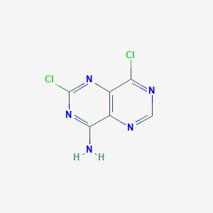 molecular formula C6H3Cl2N5 B13985534 2,8-Dichloropyrimido[5,4-d]pyrimidin-4-amine 
