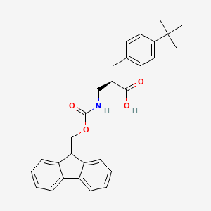 molecular formula C29H31NO4 B13985538 Fmoc-(r)-3-amino-2-(4-(tert-butyl)benzyl)propanoic acid 
