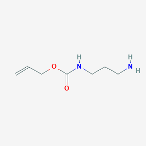 molecular formula C7H14N2O2 B13985541 Allyl (3-aminopropyl)carbamate 