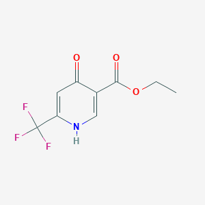 molecular formula C9H8F3NO3 B1398560 Ethyl 4-hydroxy-6-(trifluoromethyl)nicotinate CAS No. 1269292-28-5