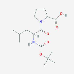 molecular formula C16H28N2O5 B13985600 t-Butoxycarbonylleucylproline 