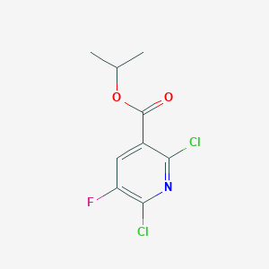 molecular formula C9H8Cl2FNO2 B13985602 Propan-2-yl 2,6-dichloro-5-fluoropyridine-3-carboxylate CAS No. 873655-56-2