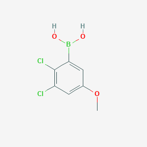 molecular formula C7H7BCl2O3 B13985725 (2,3-Dichloro-5-methoxyphenyl)boronic acid CAS No. 1612184-07-2