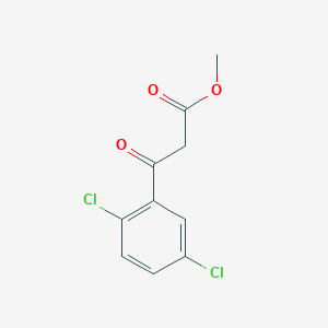 molecular formula C10H8Cl2O3 B1398583 Methyl 3-(2,5-dichlorophenyl)-3-oxopropanoate CAS No. 56719-68-7
