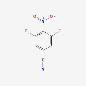 molecular formula C7H2F2N2O2 B1398595 3,5-Difluoro-4-nitrobenzonitrile CAS No. 1123172-88-2