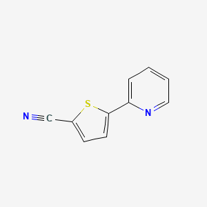 B1398596 5-Pyridin-2-YL-thiophene-2-carbonitrile CAS No. 1208081-57-5