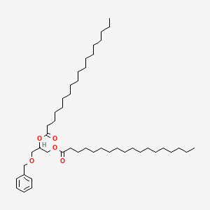 molecular formula C46H82O5 B13986025 3-(Benzyloxy)propane-1,2-diyl dioctadecanoate CAS No. 7145-33-7
