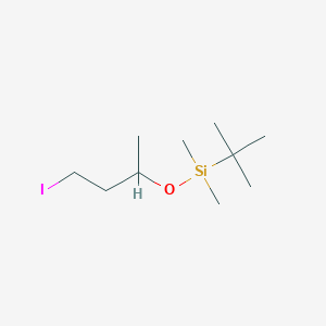 molecular formula C10H23IOSi B13986082 Tert-butyl((4-iodobutan-2-yl)oxy)dimethylsilane 