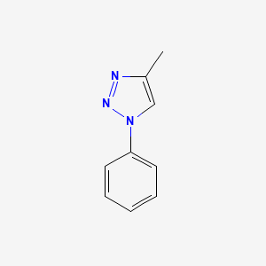 molecular formula C9H9N3 B13986097 1H-1,2,3-Triazole, 4-methyl-1-phenyl- CAS No. 20320-20-1