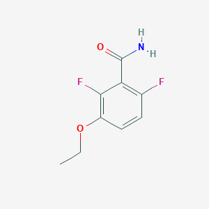 molecular formula C9H9F2NO2 B1398615 3-Ethoxy-2,6-difluorobenzamide CAS No. 1092461-26-1