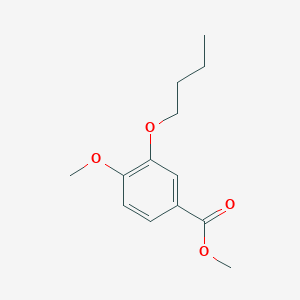 molecular formula C13H18O4 B13986159 Methyl 3-butoxy-4-methoxybenzoate CAS No. 84981-47-5