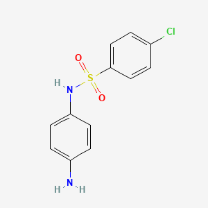 molecular formula C12H11ClN2O2S B13986185 N-(4-aminophenyl)-4-chlorobenzenesulfonamide 