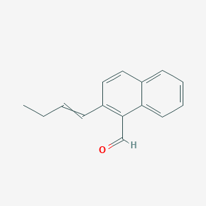 molecular formula C15H14O B13986202 2-But-1-en-1-yl-1-naphthaldehyde 