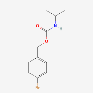 molecular formula C11H14BrNO2 B13986218 4-Bromobenzyl isopropylcarbamate 