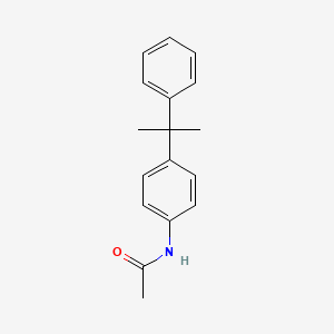 molecular formula C17H19NO B13986237 n-[4-(2-Phenylpropan-2-yl)phenyl]acetamide CAS No. 6273-76-3