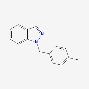 molecular formula C15H14N2 B13986297 1-(4-methylbenzyl)-1H-indazole 