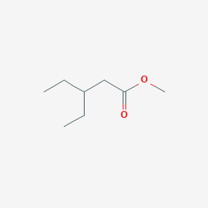 molecular formula C8H16O2 B13986311 Methyl 3-ethylpentanoate CAS No. 63540-23-8