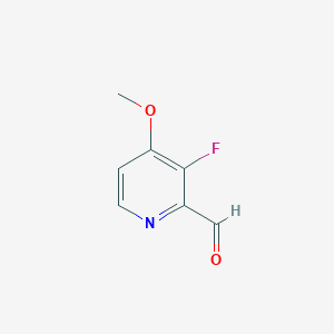 molecular formula C7H6FNO2 B13986314 3-Fluoro-4-methoxypicolinaldehyde CAS No. 1256820-71-9