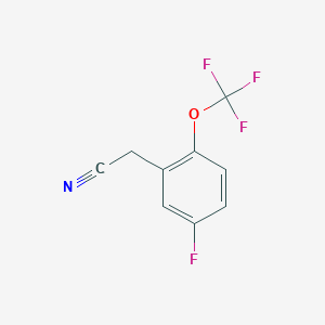 5-Fluoro-2-(trifluoromethoxy)phenylacetonitrile