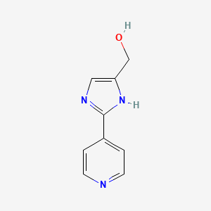 4-Hydroxymethyl-2-pyridin-4-YL-3H-imidazole