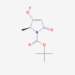 (S)-tert-Butyl 3-hydroxy-2-methyl-5-oxo-2,5-dihydro-1H-pyrrole-1-carboxylate