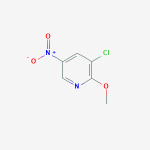 molecular formula C6H5ClN2O3 B1398639 3-Chloro-2-methoxy-5-nitropyridine CAS No. 22353-53-3