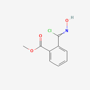molecular formula C9H8ClNO3 B13986408 Methyl 2-[chloro(hydroxyimino)methyl]benzoate CAS No. 69053-95-8