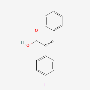 B1398646 (2Z)-2-(4-Iodophenyl)-3-phenylacrylic acid CAS No. 25229-69-0
