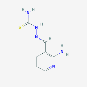 B1398657 [(2-Aminopyridin-3-yl)methylideneamino]thiourea CAS No. 131418-20-7