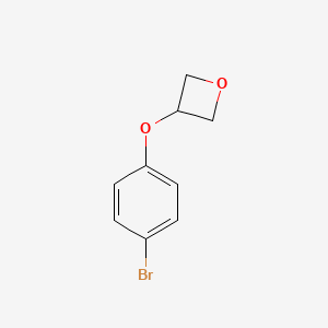 molecular formula C9H9BrO2 B1398667 3-(4-Bromophenoxy)oxetane CAS No. 1369534-96-2