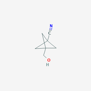 3-(Hydroxymethyl)bicyclo[1.1.1]pentane-1-carbonitrile