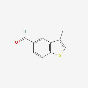molecular formula C10H8OS B13986725 3-Methylbenzo[B]thiophene-5-carbaldehyde 